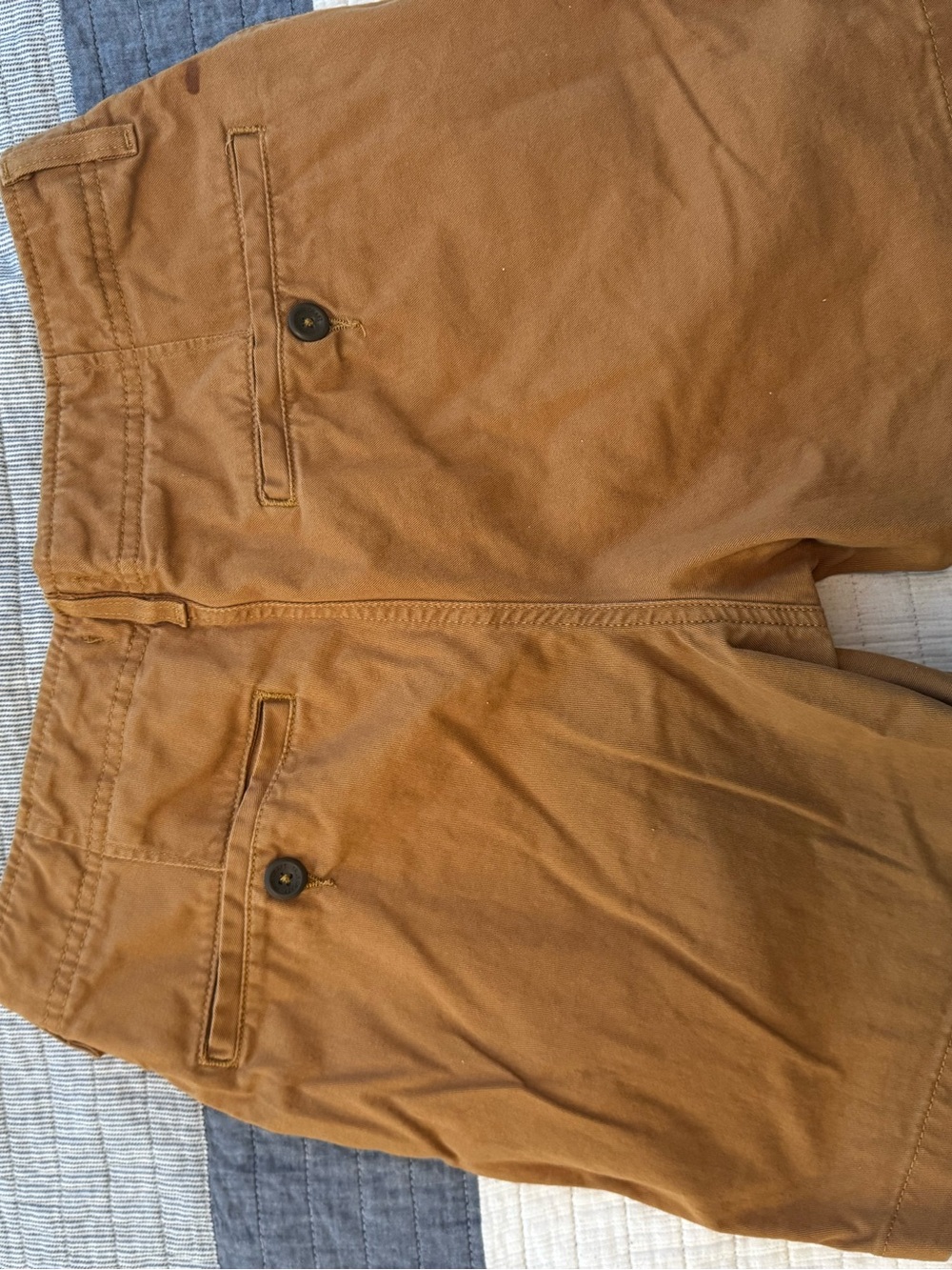 True Craft Khaki Chino Pants in Dark Tan